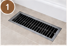 Remove the old vent